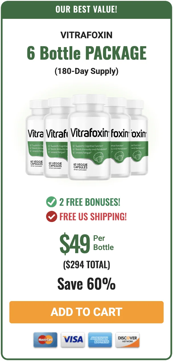 Vitrafoxin 6 bottles